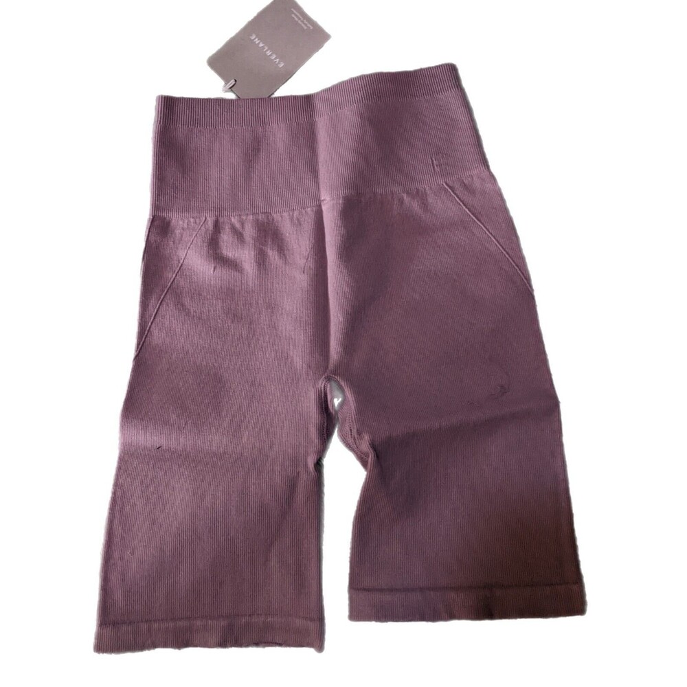 Everlane The Seamless Ribbed Bike Short Color Dusty Lavender Size XS/S